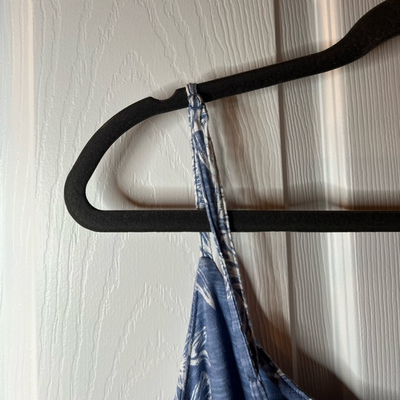 Old Navy XL Blue Floral Dress with adjustable straps - Picture 9 of 12